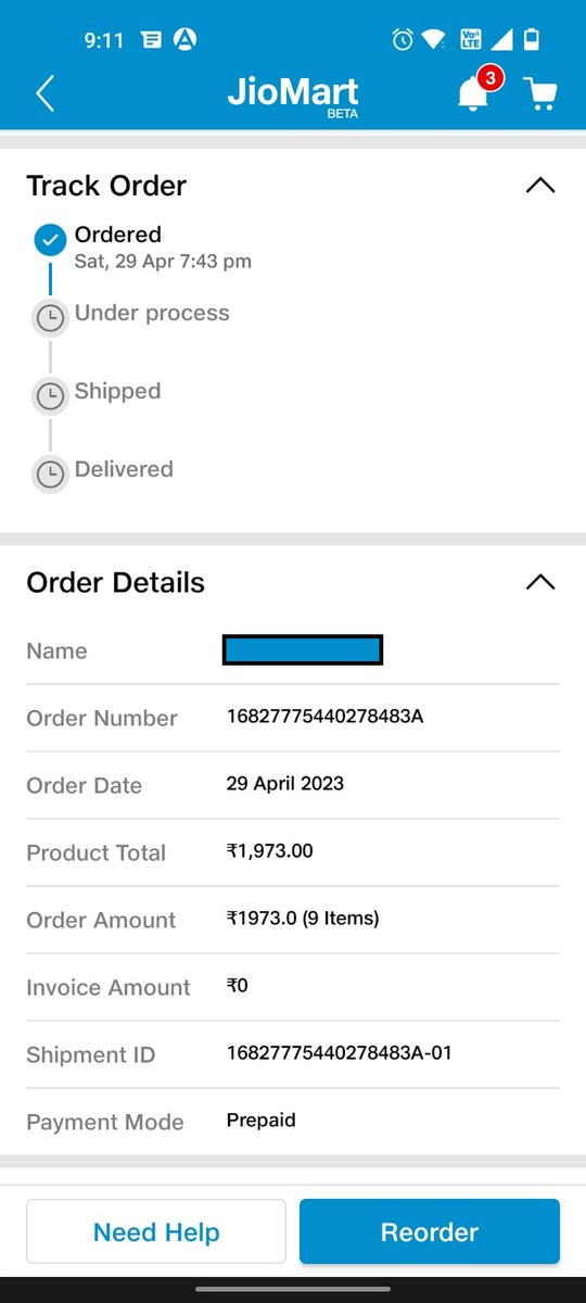 clickgirish's tweet image. Hey @JioMart @JioMart_Support, I placed an order which hasn't been delivered yet and your chat says it can't find my order! This is frustrating, and I need my order ASAP. Please resolve this issue quickly. #JioMart #OrderIssues #CustomerService