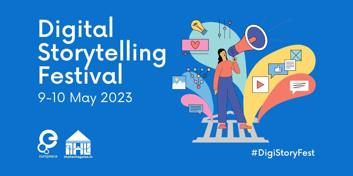 📅 The #DigiStoryFest, in collaboration with the
<a href="/theheritagelab/">The Heritage Lab 🏛</a>, is just around the corner! 
➡️And don't forget about our #DigitalStorytelling Festival Online #CreativeResidency, happening for the first time!
 🚨Applications close on 5 May
Register here: bit.ly/3KDhFKq