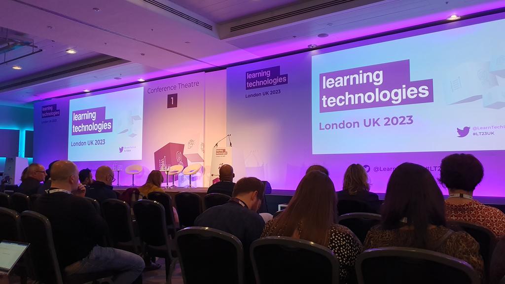 Let's go! After a 4 year gap for me it's great I can be at #LT23UK 

Over the yrs, this conference has sparked Tweet ups, Bar camps, Ignites, Friendships, new career paths and alot of ideas and inspiration! 

I'm expected nothing less this year! 

#learningtechnologies