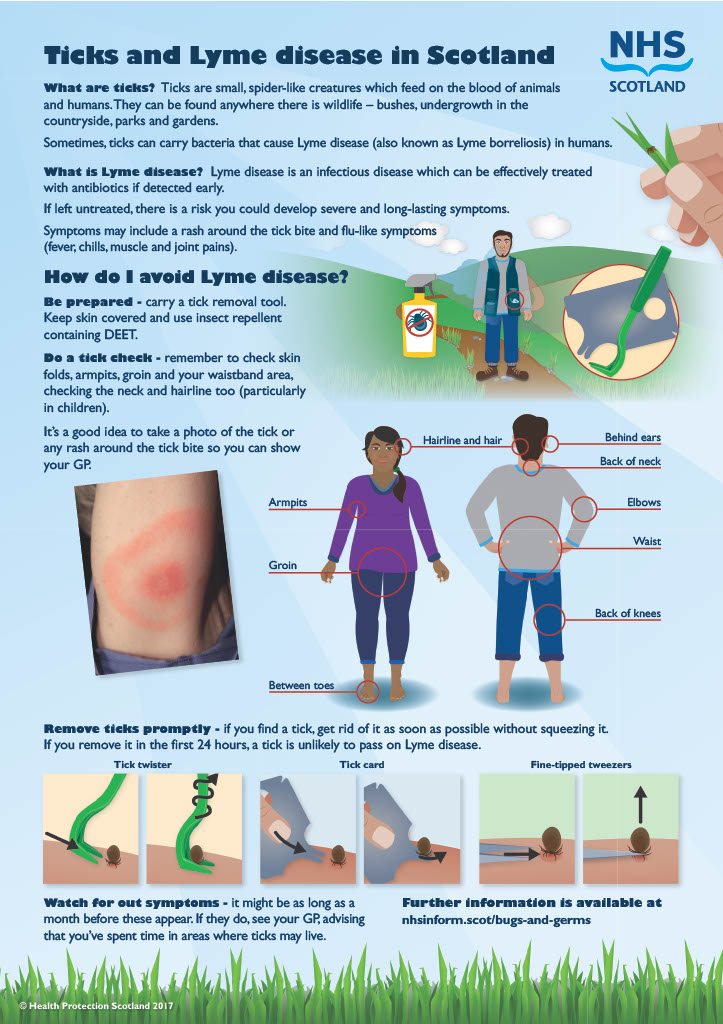 Scottish MR (@scottishmr) on Twitter photo Ticks are back out and in full force once again.
Here is a handy guide from NHS Scotland on what to do about them. 
#ScottishMR #staysafe #NationalWalkingMonth Ticks are back out and in full force once again.
Here is a handy guide from NHS Scotland on what to do about them. 
#ScottishMR #staysafe #NationalWalkingMonth