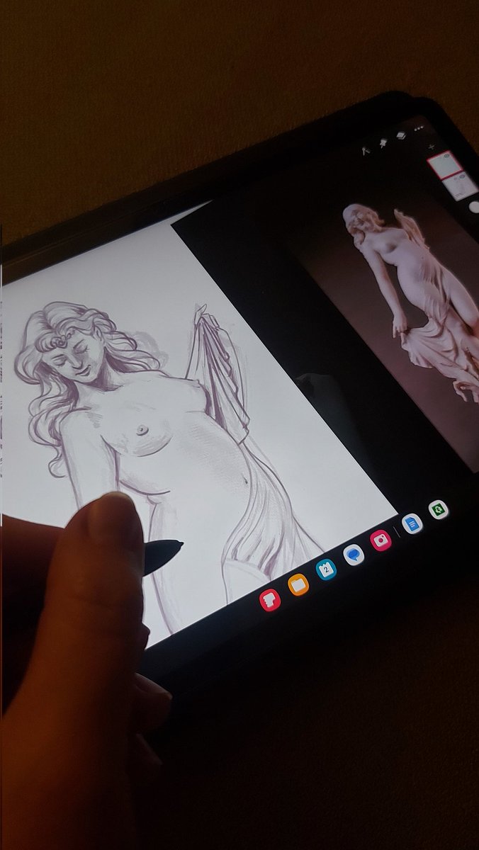 laviride's tweet photo. Sketching beautiful sculptures because it's relaxing as fuck. Also, I am continuing to figure out the drawing app on my tablet.
#sketchart #digitalart https://t.co/lZN9iHGA1p