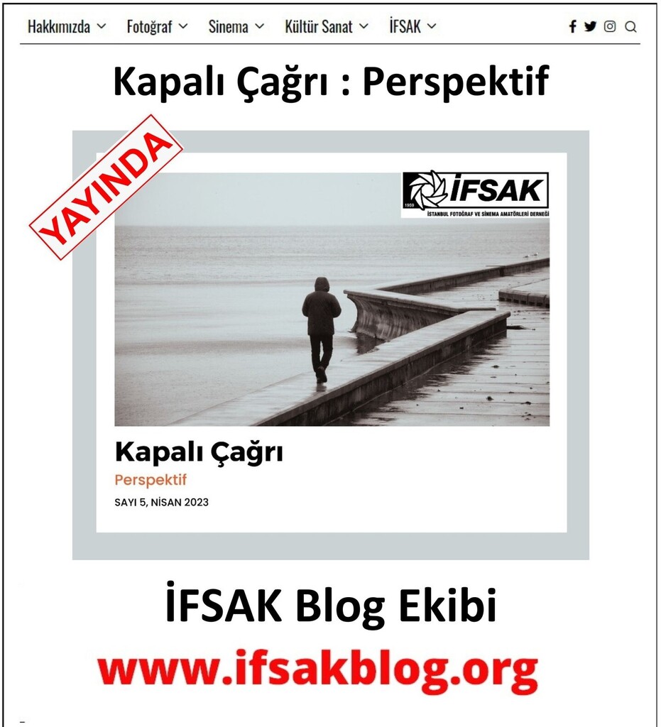 Projeler Biriminin “Kapalı Çağrı: Perspektif” Projesi yayımlandı.

“Bu yılın ilk teması fotoğrafta etkili anlatım biçimlerinden olan “Perspektif” istedik ki bu defa fotoğrafa perspektiften bakalım.” 
 
Yazıyı okumak ve “Kapalı Çağrı Perspektif” dergisi için …