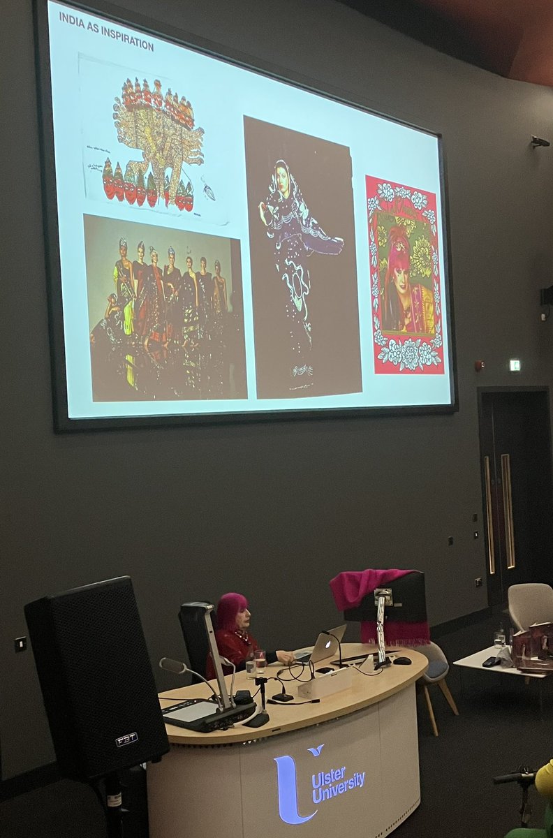 ‘Surround yourself with encouraging friends’…wise advice throughout a great evening with Zhandra Rhodes in conversation last night <a href="/Cqaf/">Cathedral1/4ArtsFest</a> #CQAF23 <a href="/UlsterUni/">Ulster University</a> - an icon of a woman for sure 💪🤩