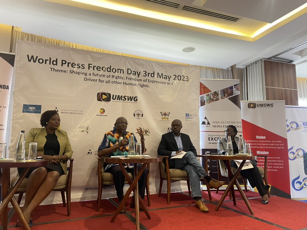 Freedom of expression is not just about the freedom of journalists to do their work. It is a about the freedom of every citizen. How do we ensure that every citizen enjoys this right? 

Panel discussion 1, moderated by <a href="/AdolfMbaine/">Adolf Mbaine</a> #WPFD2023 #PressFreedomUG