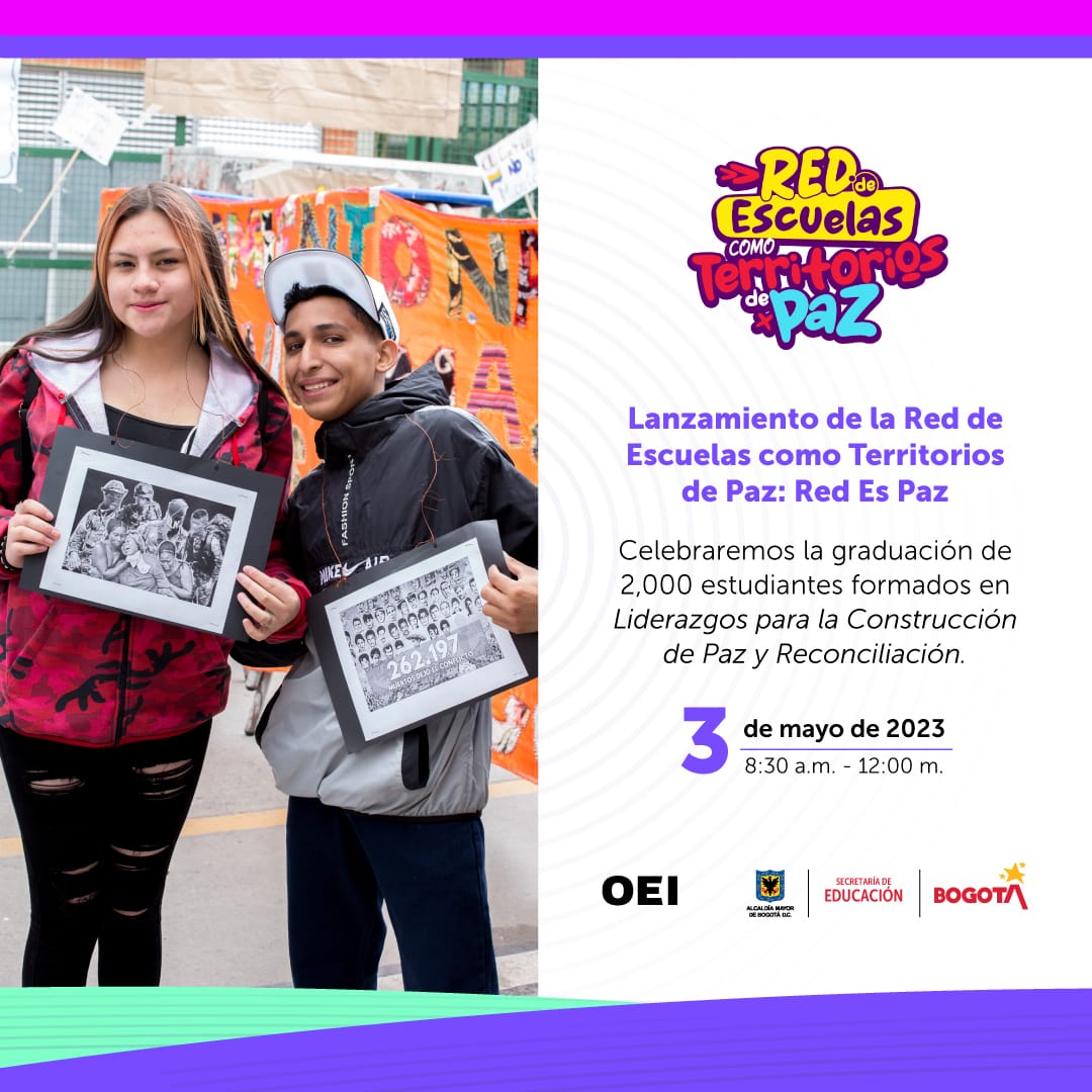 parraklusmann's tweet image. Hay Paz posible, hay paz diversa, hay paz sensible y ésta que es auténtica. Gracias a la @Educacionbogota hoy hay una #RedEsPaz que aporta a una nueva generación de estudiantes por la esperanza en medio de las incertidumbres.