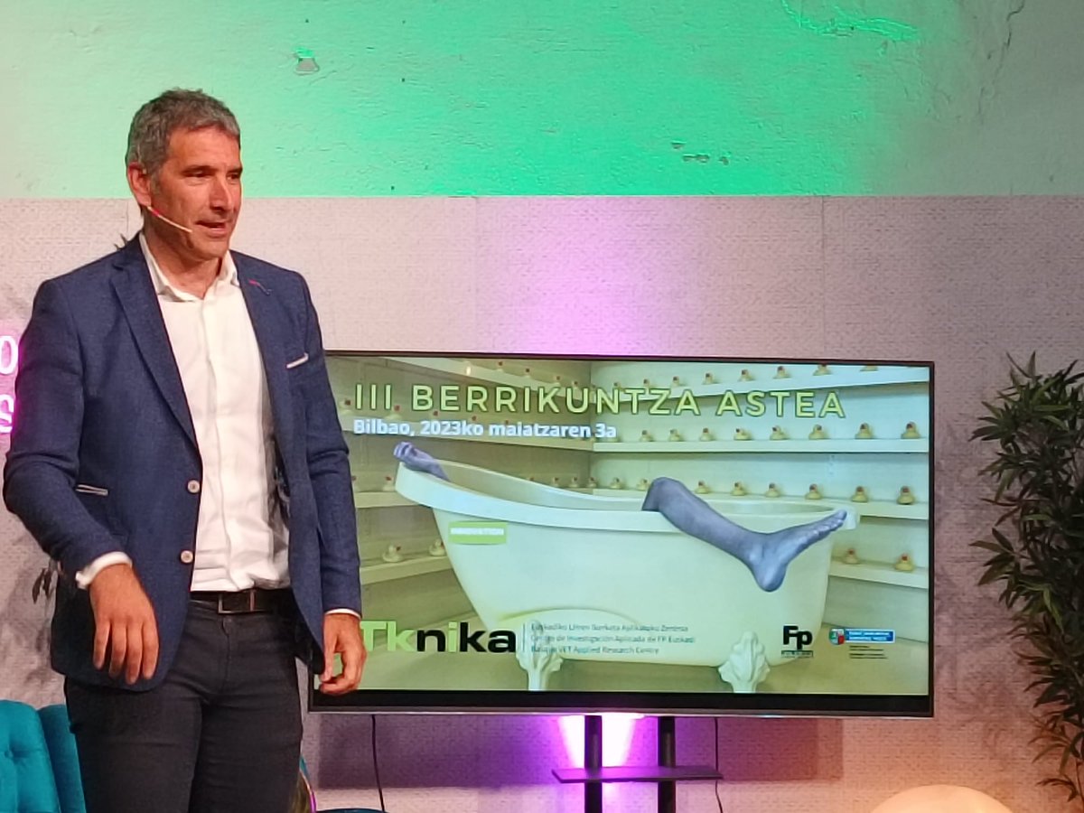 NautikaPasaia's tweet photo. III. BERRIKUNTZA ASTEA @laterminal_ficc 
gunean, #Tknika-ren eskutik 
III. SEMANA DE LA INNOVACIÓN @tknika @FPeuskadi https://t.co/ZhxJxQHWAW