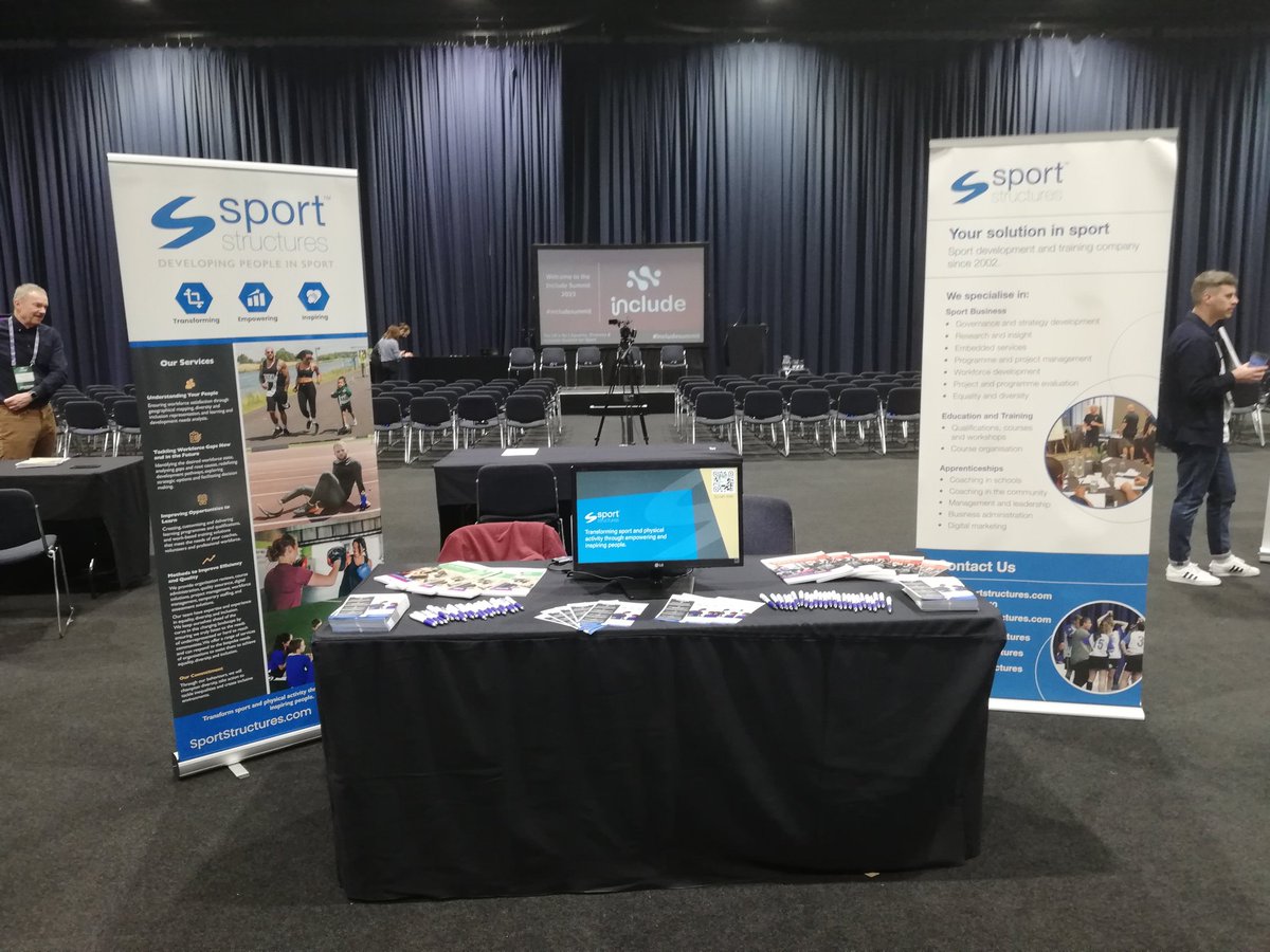 Jobethbastable's tweet photo. @SportStructures all set up for the #includesummit https://t.co/1DHo1E6gwa