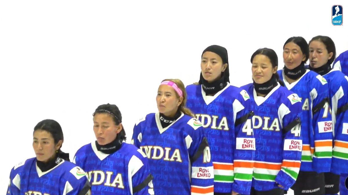 SportsArena1234's tweet photo. 🏒INDIAN WOMEN'S ICEHOCKEY TEAM REGISTERS 6-0 VICTORY

🇮🇳 Women's Team claims 6-0 victory over Kuwait🇰🇼 in 2023 Ice Hockey Asia &amp; Oceania Championships &amp; finishes 2nd in Group stages. https://t.co/bH9bbk8XND
