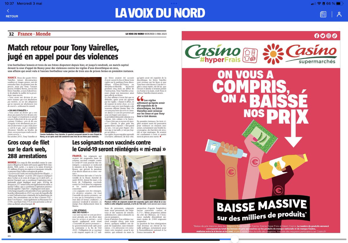 Nos concurrents ne vont pas tous bien, et ça ressemble pour moi à un naufrage : outre les prix dingues pratiques récemment, acheter de la pqr dans une région où les enseignes ne sont pas présentes, ça interroge je trouve ! ⁦<a href="/Dauvers70/">Olivier Dauvers</a>⁩