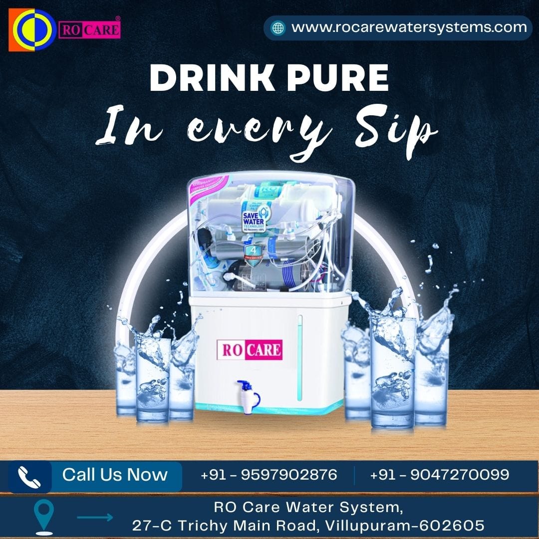 ROCareWater's tweet photo. Leading Water Purifier Company in Villupuram
#Tweets #hydration #cleanwater #healthylife #AMC  #water #Minerals #Services #supplier #dealer #service #purifier #villupuram
Our Website : https://t.co/qzHJEhL9k3 https://t.co/BEAR1x0IXQ