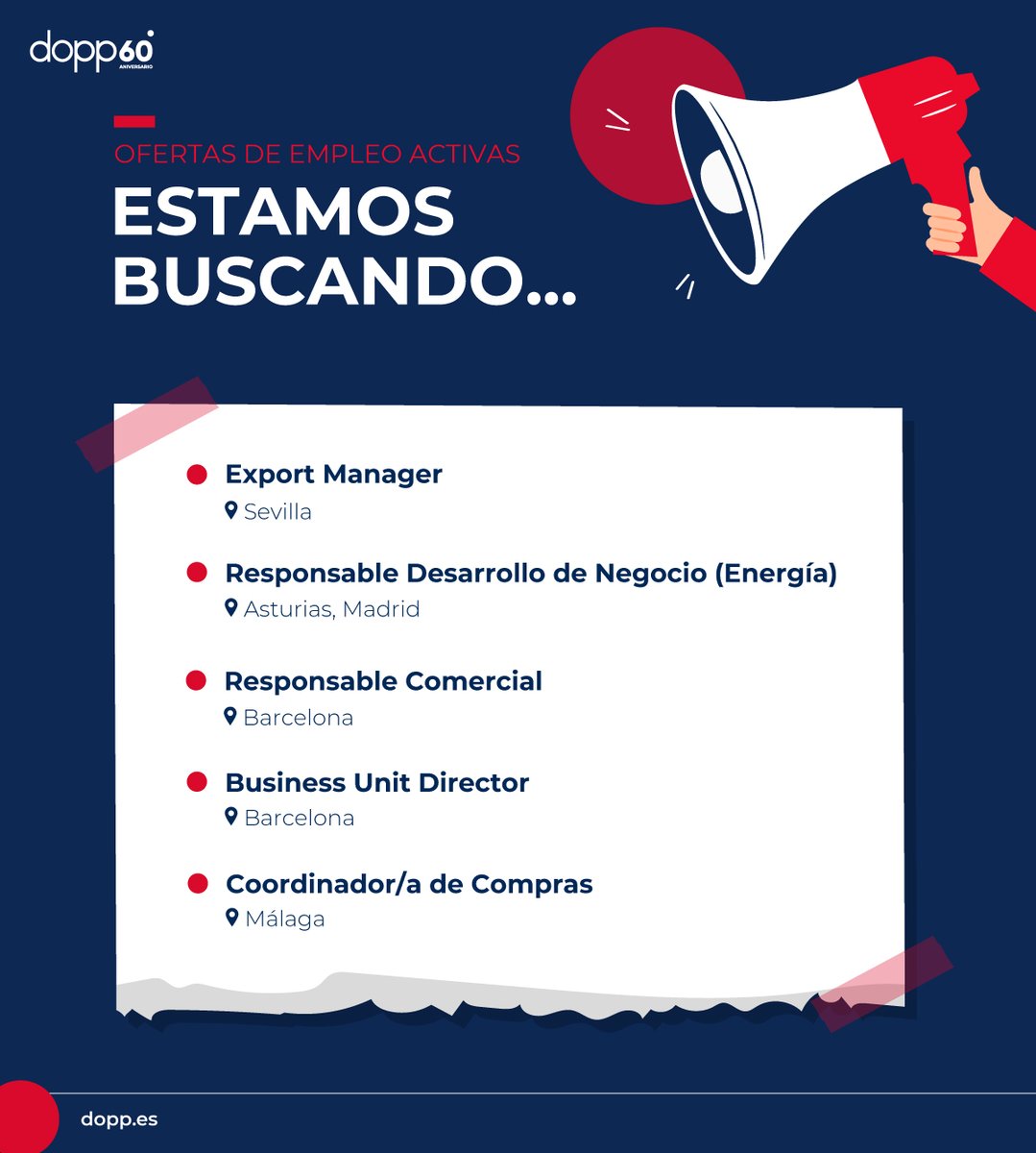 FernandoPozas's tweet photo. 📢 Mayo viene cargado de nuevas oportunidades laborales. Te mostramos las ofertas de empleo que tenemos activas.
Si quieres saber más sobre alguna de ellas accede a este enlace  ➡ https://t.co/Y5TlXd2Yj0
#ofertasdempleo #ofertasdetrabajo #oportunidadeslaborales #recursoshumanos https://t.co/htZxlnCV6f