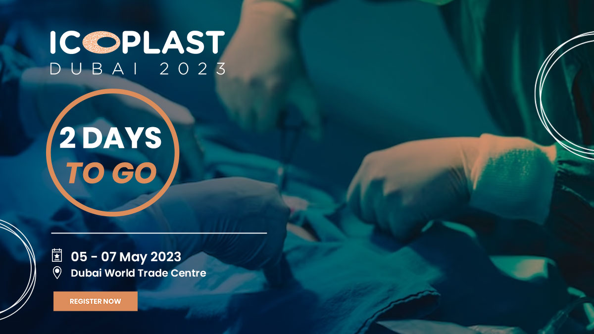 With just 2 days left until ICOPLAST 2023, the anticipation is building!

Are you ready to be part of the action?

#icoplast2023 #aesthetics #dubaiplasticsurgerymeeting