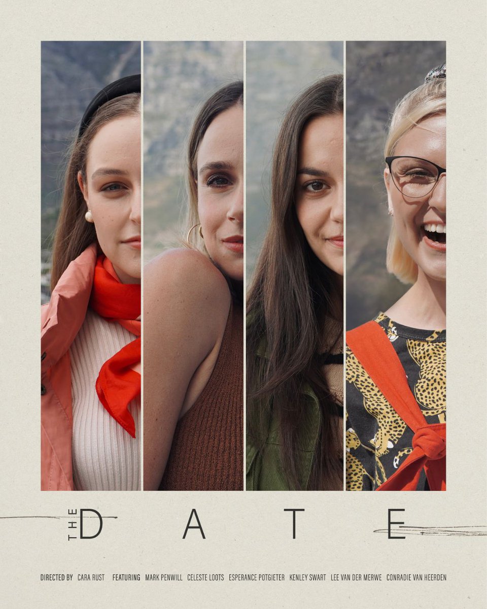 CaraRust's tweet image. 5 DAYS TO GO! 🔥 Get ready to swipe into the world of modern dating with 'The Date'! A short film about love, loss, and the power of connection. Premiering on Youtube youtu.be/Q5NsmTogiyw at 8pm on Monday 8 May 2023 🤩  #thedate #shortfilm #indieshort #capetown #filmmaking