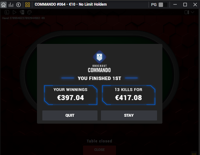 Mois de mai qui commence bien ! #poker #brag #winamax