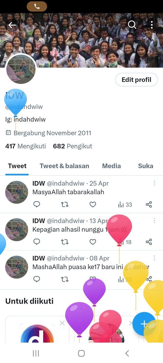 indahdwiw's tweet photo. Wohooo banyak balon2 lucu https://t.co/5yfWpLnXmb