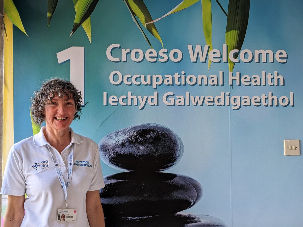 Giving a big OH welcome to @heidyarnot the Staff Health Dietician who is offering dietetic support to @CV_UHB employees & will be based in the OH Dept in UHW once a week @cav_dietetics #OH  #Wellbeing #nutrition #peopleandculture