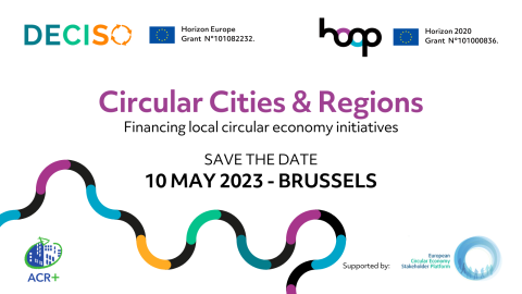 InvestCEC's tweet photo. #CCRIprojects DECISO and @hoop_eu are organising a joint event ‘#Circular Cities & Regions - #Financing local circular economy initiatives’ on 10 May.
Check out the agenda and register your spot!
👉 https://t.co/gfw1lvl8K9
#CCRIEurope #circulareconomy https://t.co/dorTHt7KDd