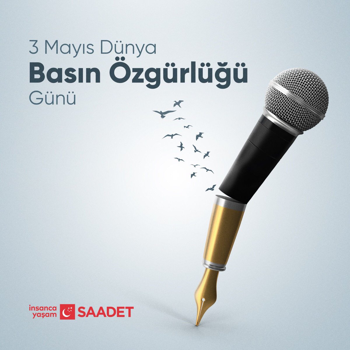 saadetkadin16's tweet photo. Basın özgürlüğüne son 11 gün!
#saadetpartisi #saadetkadın #Basın #basınözgürlüğü #özgürbasın #son11 #son11gün https://t.co/WyGtZyIFKs