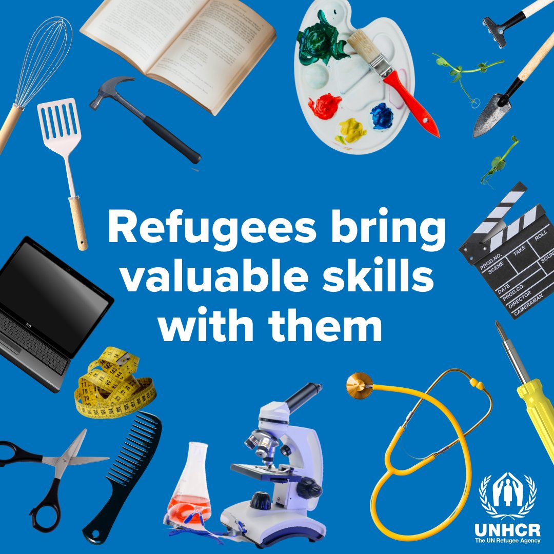 Refugees's tweet image. Refugees and migrants bring valuable skills to their host communities.

International cooperation can strengthen those skills and make cross-border movements a force for development.

More suggestions in @WorldBank’s #WDR2023 report: wrld.bg/eMGJ50O62Uf