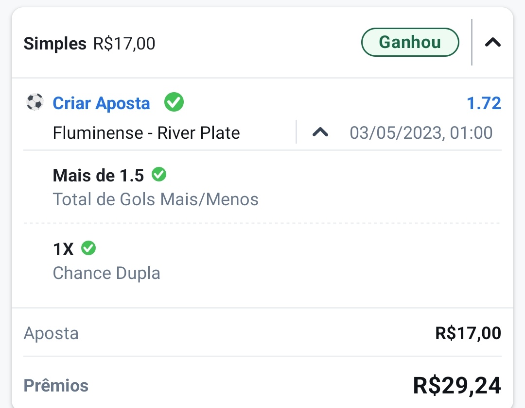 TipsMendes47995's tweet photo. Mais 1 Green na alavancagem, vamos em busca do próximo https://t.co/Er2pxRf7kQ