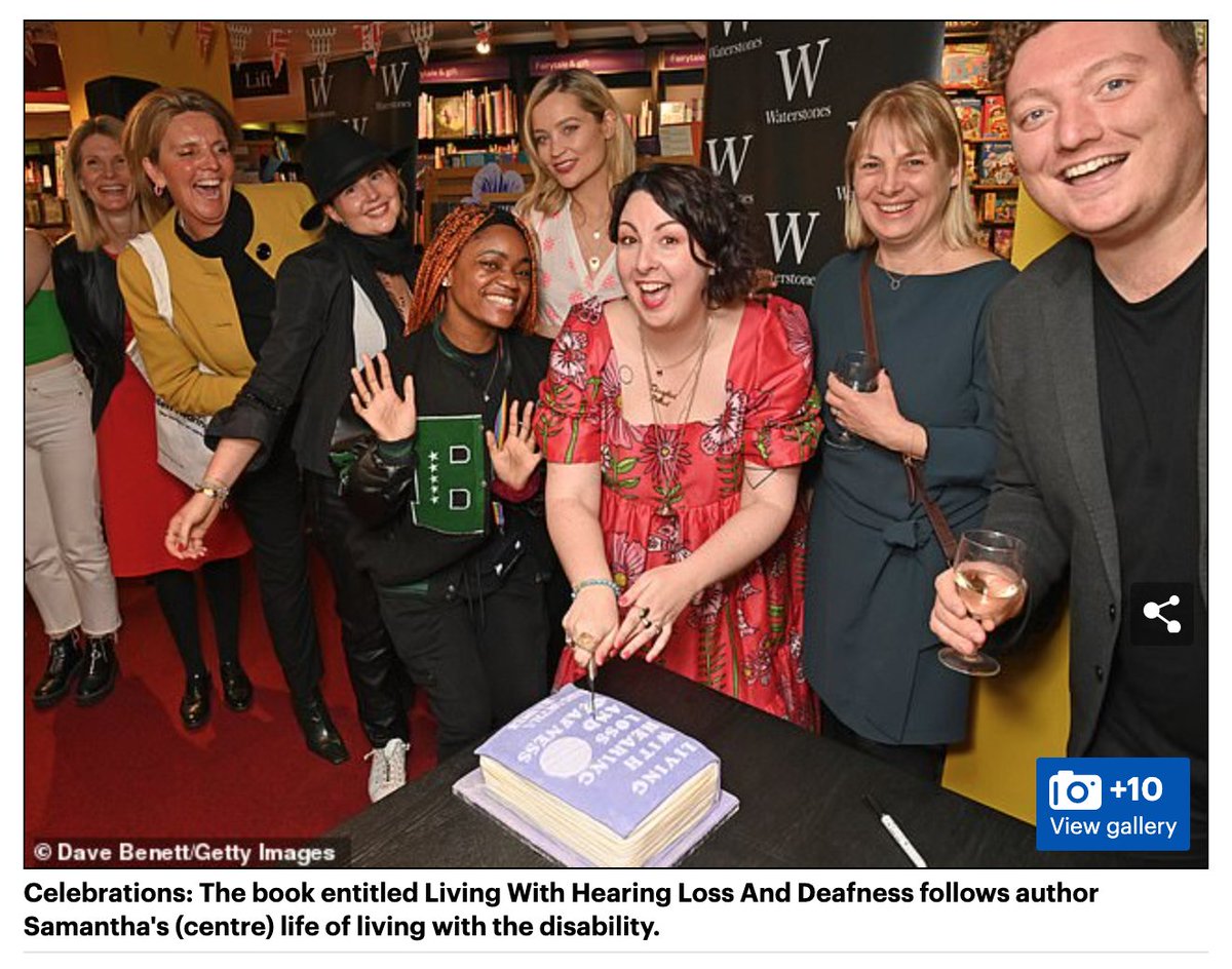 A real pleasure to meet so many interesting - and beautifully dressed! - guests @ the launch of @samanthabaines new book. Goodie bags included @HiddenHearingUK #LoveYourEars hearing aid jewellery. The collection, like last night's glam guests, aims to fight stigma with style!
