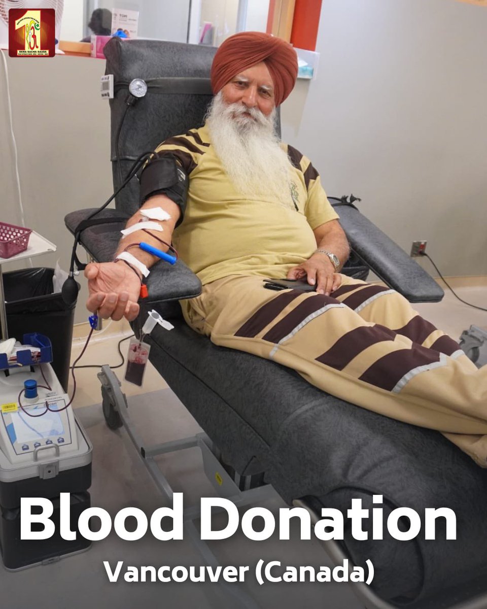 DSSNewsUpdates's tweet photo. Appreciable efforts of #DeraSachaSauda volunteers in Vancouver, Canada for their unwavering dedication to blood donation! 🩸🇨🇦 Their selfless acts save countless lives. Embrace this noble cause and help strengthen the global community.
#BloodDonation #DonateBlood #SaveLife #Humanity