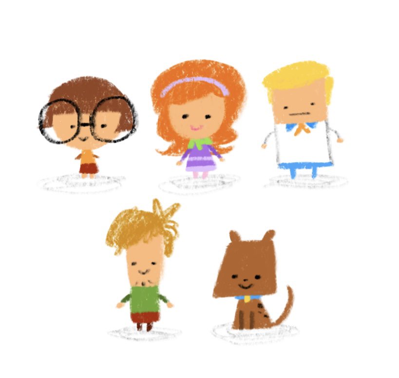 markbradleyart's tweet image. Scooby Doo-dles!