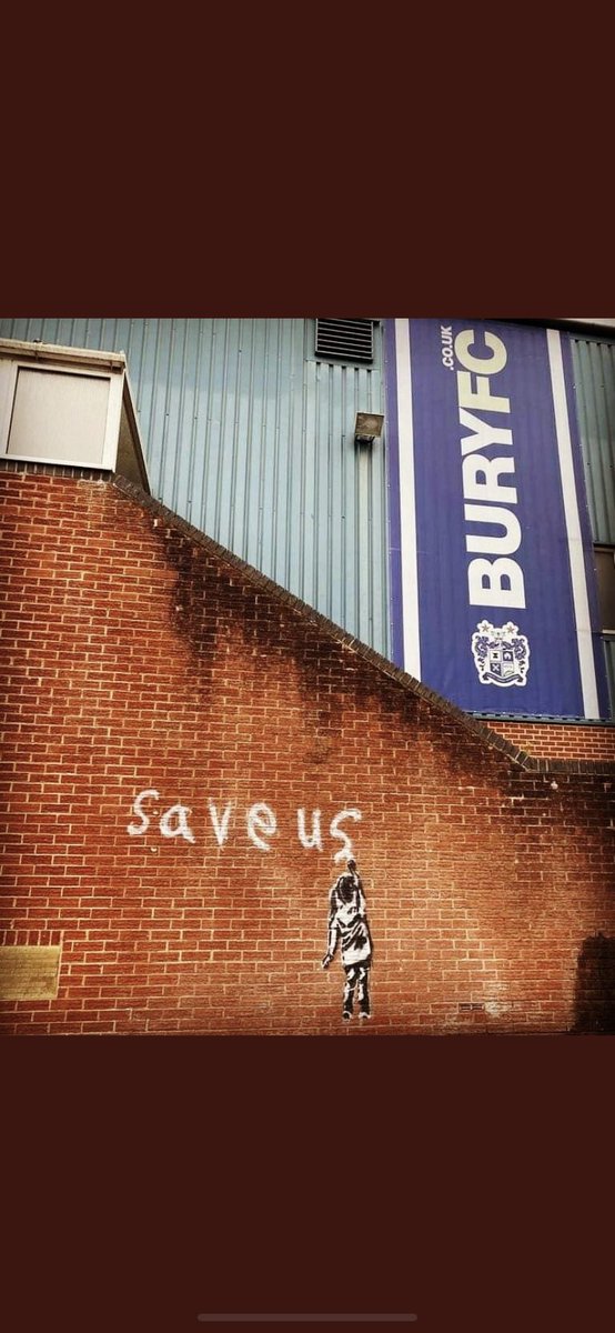 johnbebbington's tweet photo. What choice do we have? Vote yes we cant lose it again 👨👧👦💙🤍⚽️ #fourlongyears #Buryfc https://t.co/oCQH0y6s1I