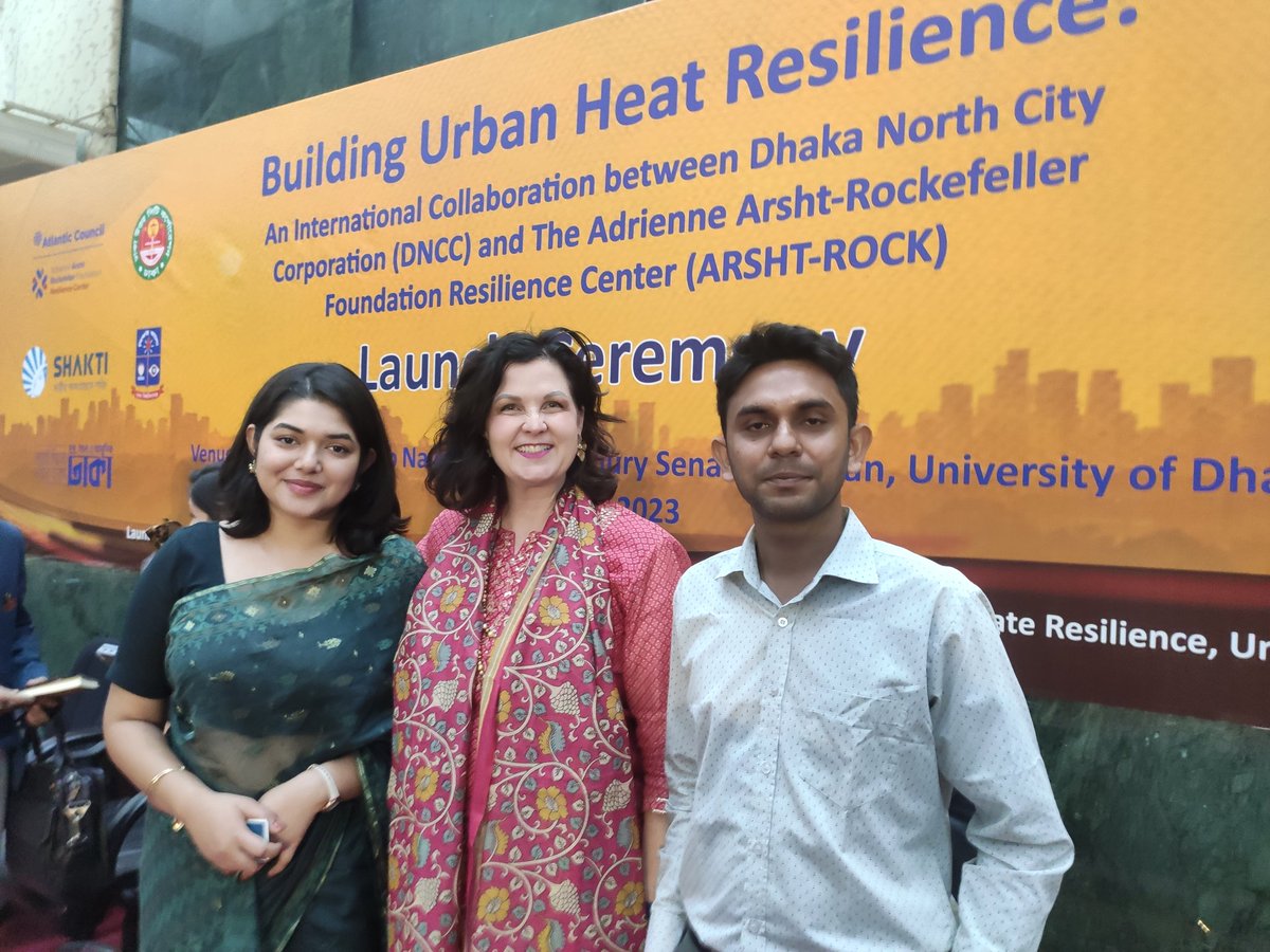 The launch ceremony of the Chief Heat Officer for the Dhaka North City Corporation - the first of its kind in Asia! This position is dedicated to building resilience against urban heat and is a major step forward in ensuring the health and safety of citizens.

#HeatResilience