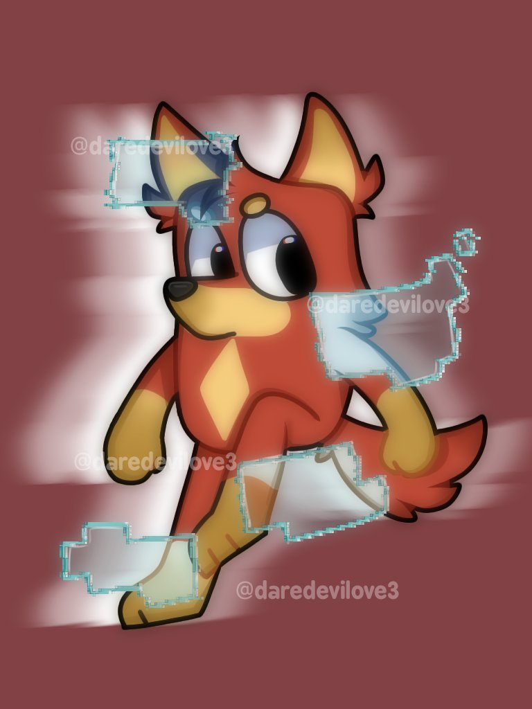 daredevilove3's tweet photo. @doggydogwhatnow Bluey + superpowers 💅💅 https://t.co/QEwHXbCHOY