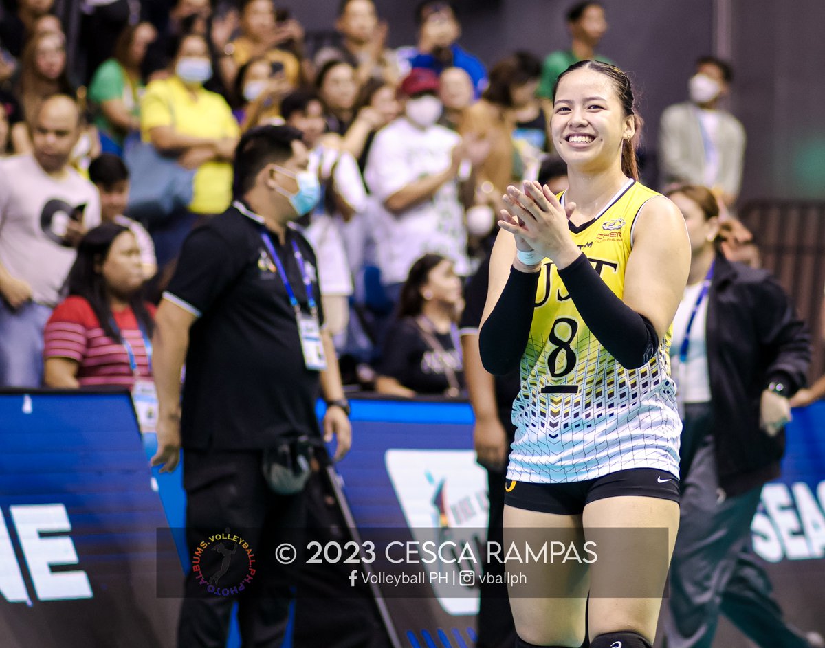 FNMOR's tweet photo. SALAMAT KAPITANA, EYA LAURE! 🐯

#UAAPSeason85 https://t.co/HURD3LLyZD