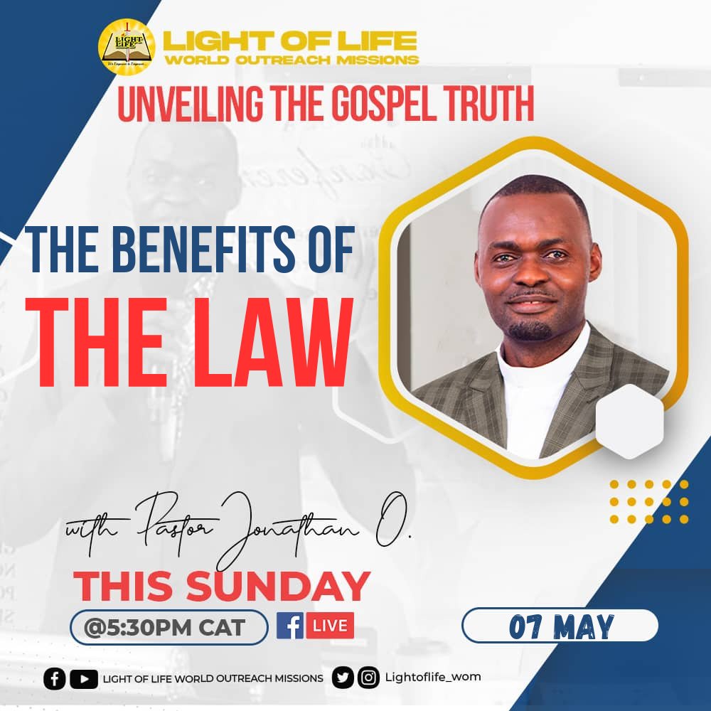 lightoflifewom's tweet photo. Happy new month! Happy new week!
Our mandate is to empower you with the Undiluted Gospel Truth and make you walk in your new identity. This week, we have a new topic: THE BENEFITS OF THE LAW. Follow us #sunday Live on Facebook as we guide you to rightly divide the Word of Truth. https://t.co/HnA63nNqta