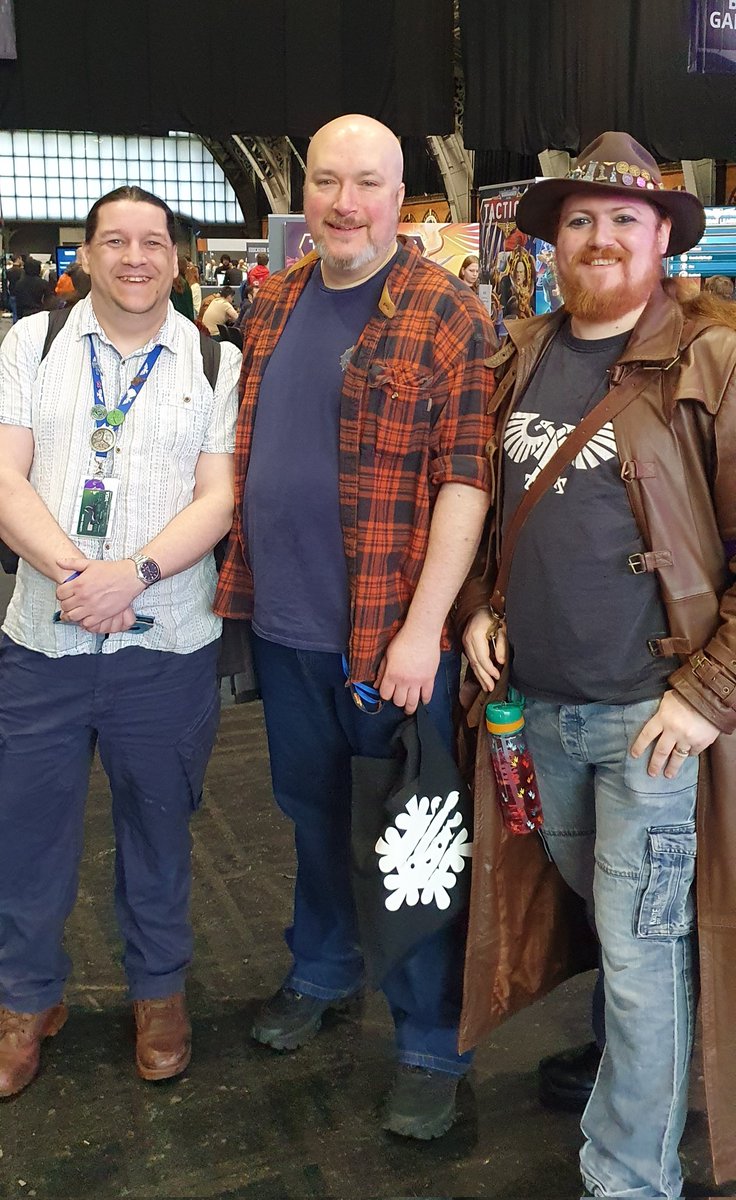 Slushosaur's tweet photo. A fantastic weekend comes with its own consequences, turns out its easy to catch con crud when you're surrounded by 12,000 people! XD Wouldn't have missed out on it for the world, bring on warhammerfest 2024! #whfest23 @warhammer #warcom https://t.co/iam3Ddagfw