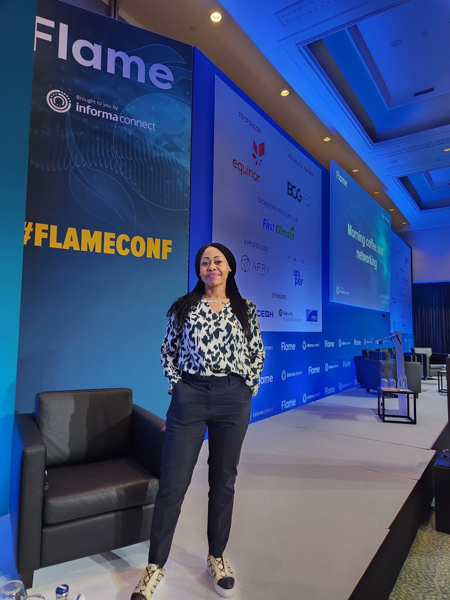 RediTlhabi's tweet photo. Moderating #Flame2023, Europe's largest gas summit, now in its 29th year in Amsterdam. Assessing the EU's response to the global energy crisis; In a quest for survival, have nations neglected their obligations towards a just energy transition and securing a carbon free future? https://t.co/03fxx90ObW