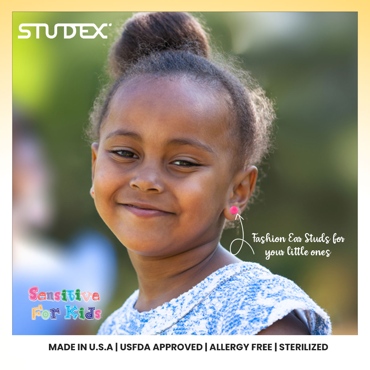 StudexG's tweet image. Studex Tiny Tips allergy free stud earrings designed specially for little ears.
Whatsapp us at +233 59 980 1880 
#Studex #StudexFashionEarStuds #StudexEarStuds #Hygiene #Safe #StudexGhana #MadeinUSA #AllergyFree #TinyTips #School #EarringsforKids #GhananianKids #GhananianSchool