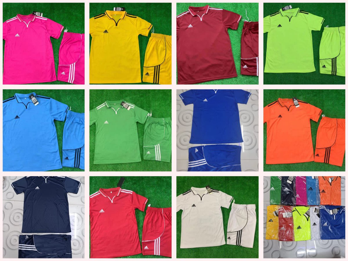 Sports kits available @450/- plain , socks @150/- , printing @100/- .minimum order 15sets .0775563640