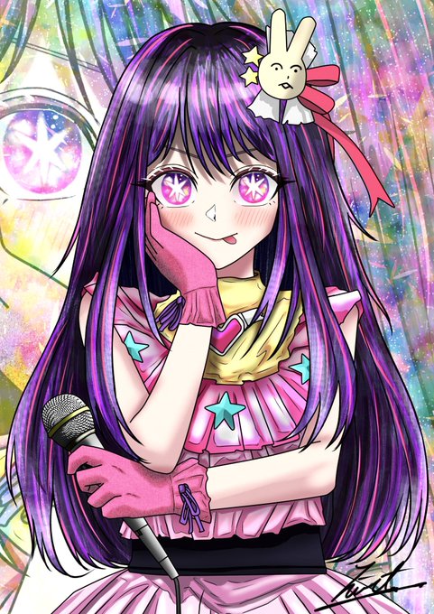 「アイドル 紫髪」のTwitter画像/イラスト(新着)｜5ページ目