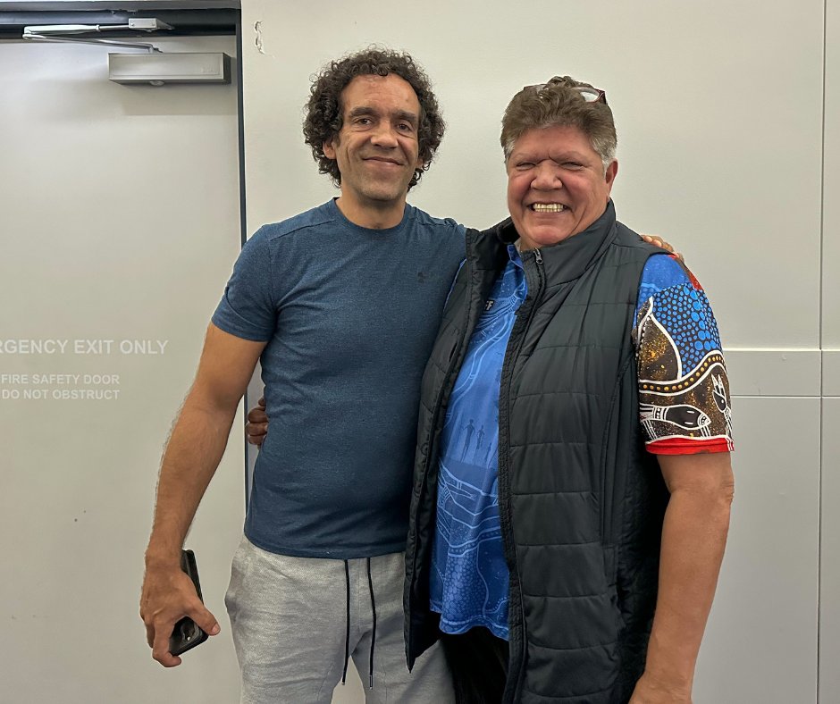 SQLandscapes's tweet photo. DINNER WITH AUNTY π½οΈ // Regional Agricultural Landcare Facilitator Geoff Reid connected fire practitioners and Githabul People Robbie Williams and Uncle Rob from #FireLore with #Bidjara Elder Aunty Pat. https://t.co/DdwJvnesiD