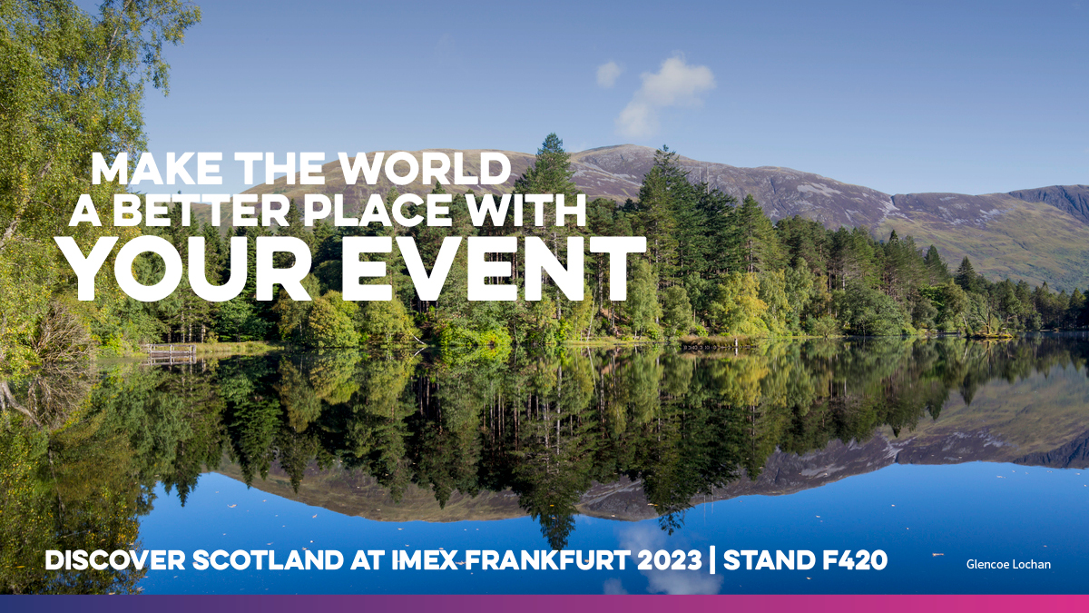 The countdown is on ⏰ We'll be at <a href="/IMEX_Group/">IMEX</a> Frankfurt with 13 Scottish partners this May.

Let's make the world a better place with your event! Book an appointment with our friendly team today Stand F420 👉 fal.cn/3xVuI 

#JourneytoChange #IMEX23 #businessevents