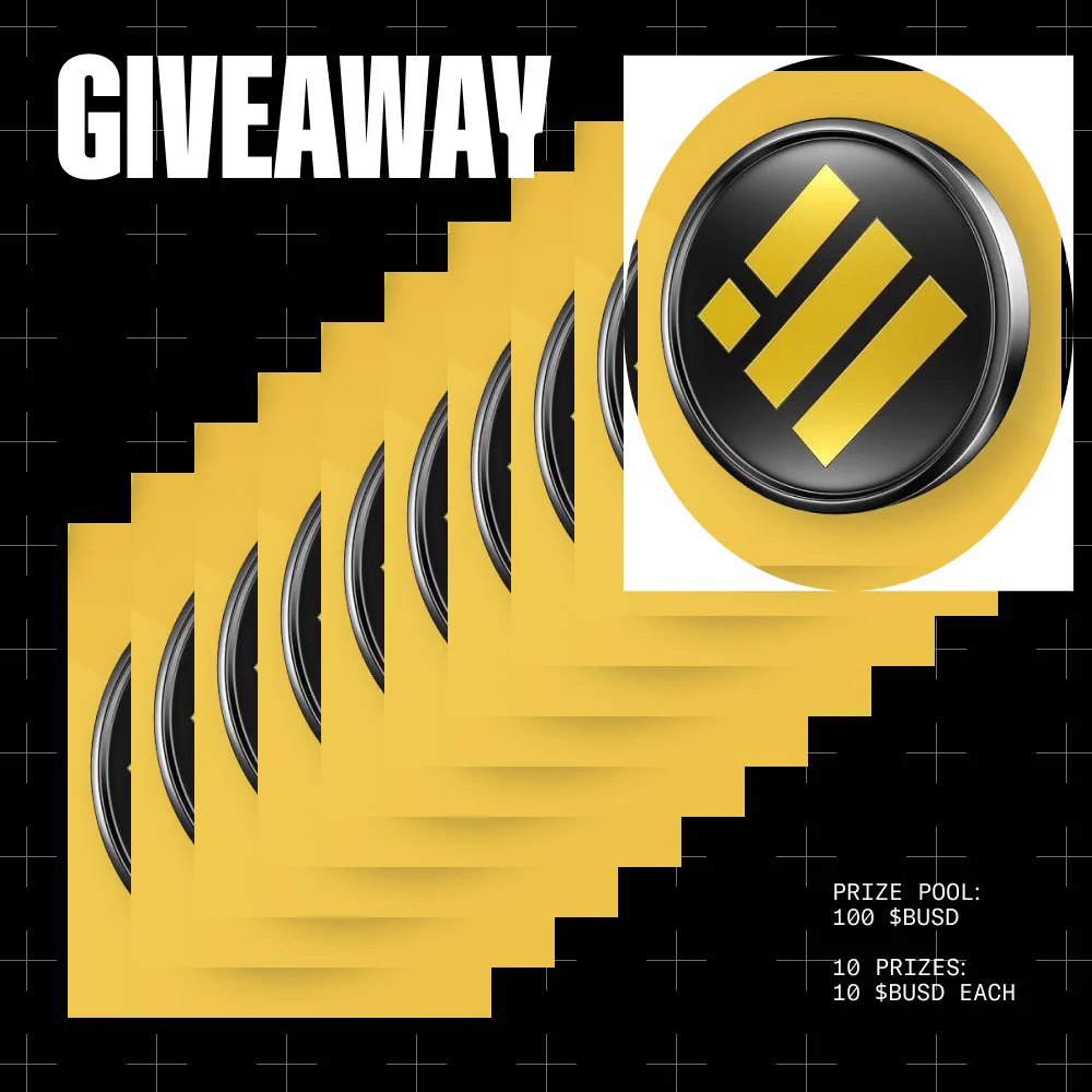 $BUSD, Giveaway, Prize, 100, Free