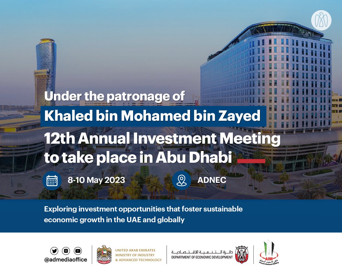 مكتب أبوظبي الإعلامي on Twitter "Under the patronage of Khaled bin