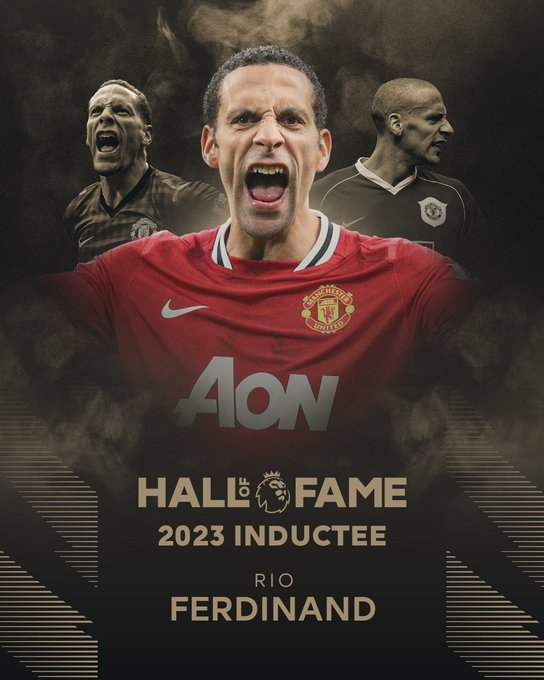 FootballTalkHQ's tweet photo. 🏴󠁧󠁢󠁥󠁮󠁧󠁿 Rio Ferdinand has been inducted into the Premier League Hall of Fame. https://t.co/TPNAu9zM7D