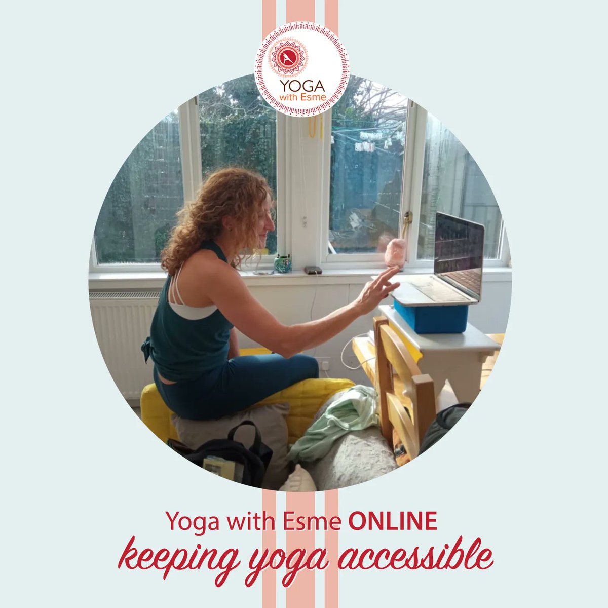 YogaWithEsme's tweet photo. We like to keep our online classes just as intimate and comfortable as our in-person classes. We also like to keep them accessible!

Save your pennies!

👉🏽  For 5 classes, follow this link: https://t.co/PF3Sv5xl3l 
👉🏽  For 10 classes, follow this link: https://t.co/mWjAiKQfVh https://t.co/L4VNYy4u0c
