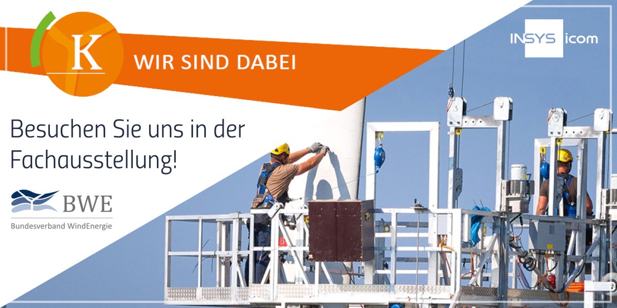 Sie sind im Bereich #Windenergie tätig und interessieren sich für „Service, Instandhaltung und Betrieb“? Dann besuchen Sie vom 11.- 12.05. die Konferenz des <a href="/BWEeV/">Bundesverband WindEnergie e.V.</a> in Hamburg und erfahren Sie, wie wir Anlagenbetreibern Rückenwind geben! Mehr Info: bit.ly/41YZE0y