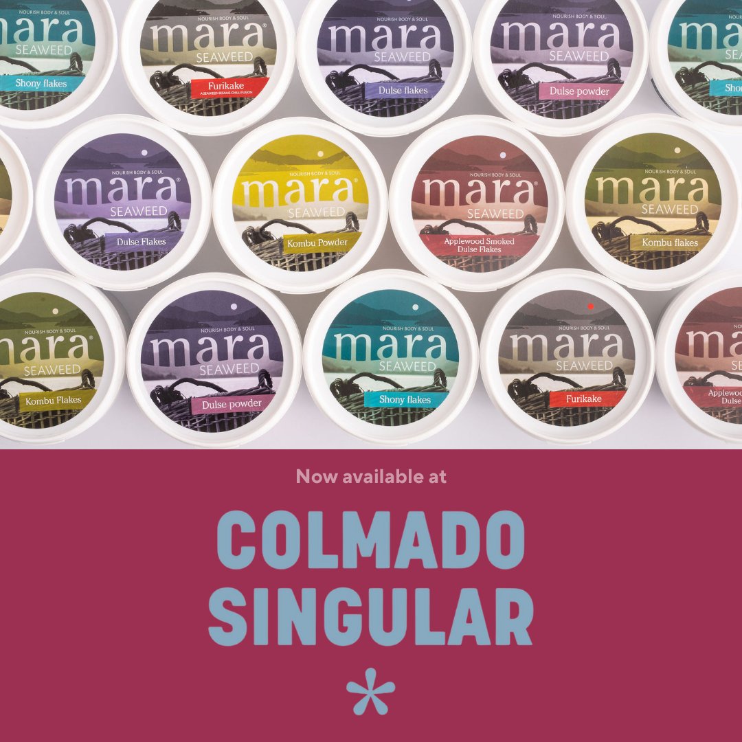 maraseaweed's tweet photo. ¡Olé! Good news for all of our Spanish customers today. You can now buy Mara Seaweed at @ColmadoSingular 🙌

#Seaweed #maraseaweed https://t.co/V8eg8TPDXC