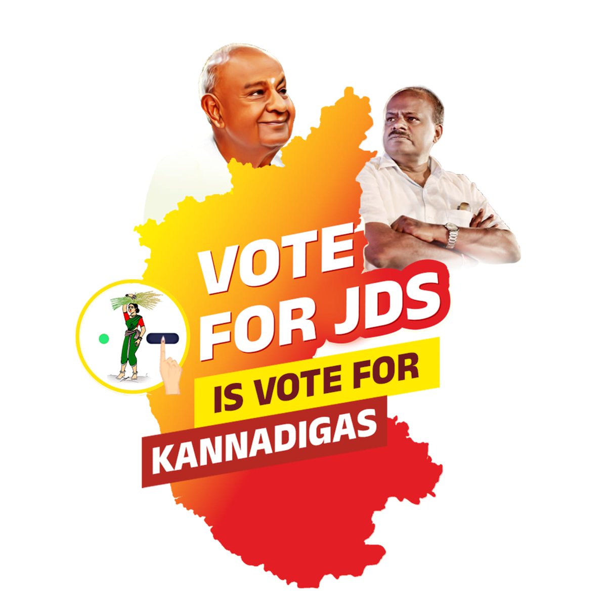 RubiHoliccs's tweet photo. He is a great leader. Let'choose the best for it.public will vote for the one who will develop..
#Vote4JDSisVote4Kannadigas https://t.co/RffA9uiW4G