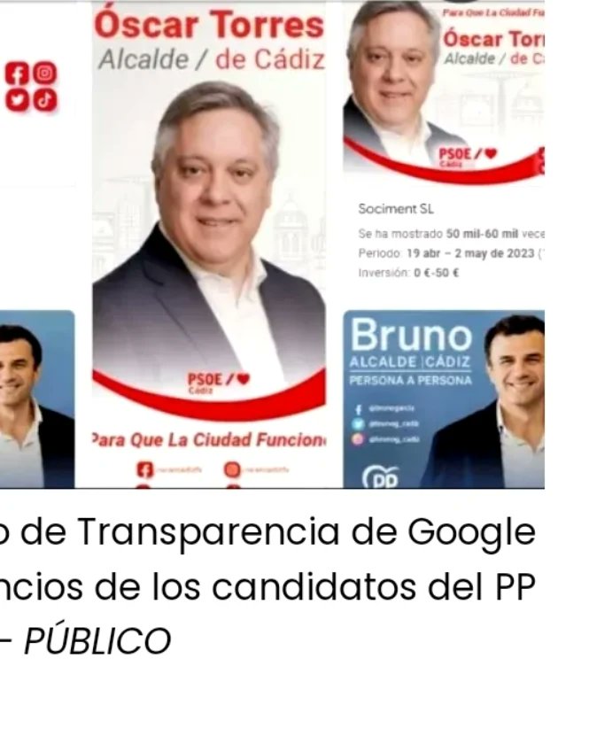 RevolutionCadiz's tweet photo. Chorprecha! 

Saltándose las leyes, muy típico del mainstream político🤮

#quenoteengañen
#28M https://t.co/ht1Sx7Lwa2