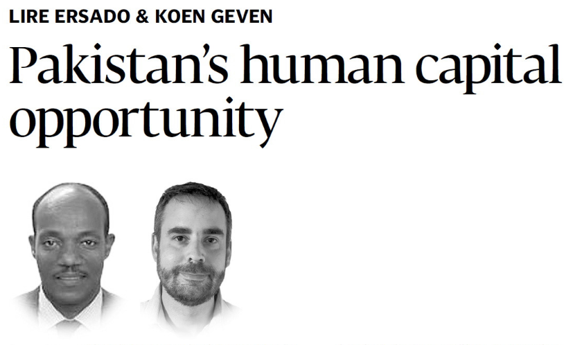 koen_geven's tweet photo. Everyone knows Pakistan has a human capital crisis. Not many see Pakistan's human capital opportunity. That should change. See our new Human Capital Report for Pakistan with @lireersado @ahasanwb  @jdbaron   https://t.co/hHJvSzmF2J https://t.co/20yIwt2l9B