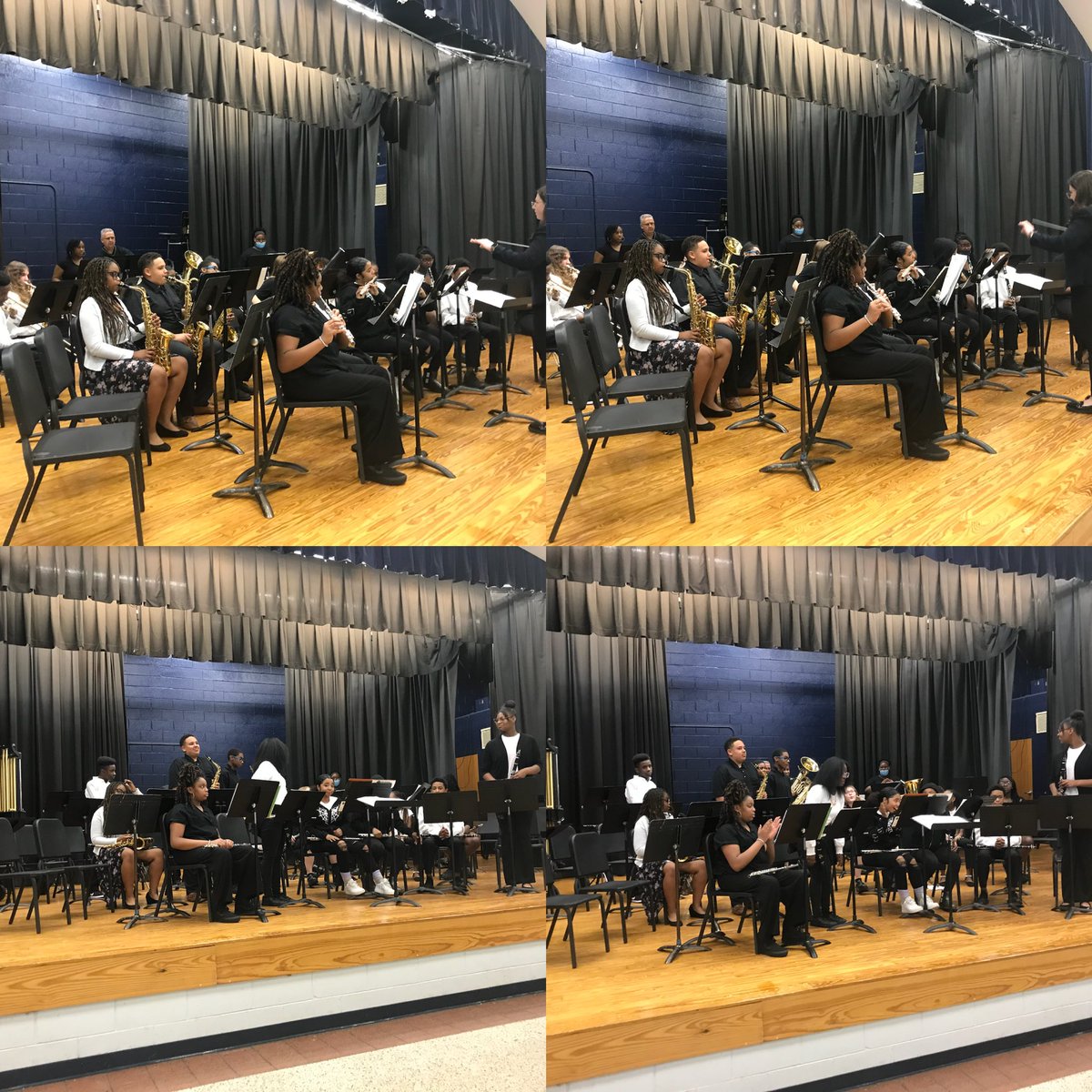 schofieldmiddle's tweet image. Outstanding Job! ~ 7th &amp;amp; 8th Grade Students performed in the Spring Band Concert led by our Band Director Ms. Shealy #GoRams