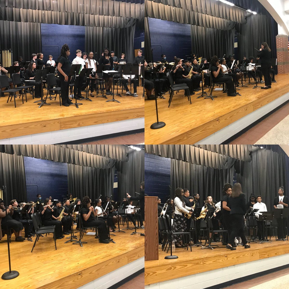 schofieldmiddle's tweet image. Outstanding Job! ~ 7th &amp;amp; 8th Grade Students performed in the Spring Band Concert led by our Band Director Ms. Shealy #GoRams